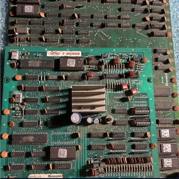 Track and Field Konami Arcade Game PCB Board - Picture 3 of 5